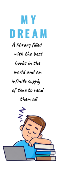 My Dream Library Bookmark