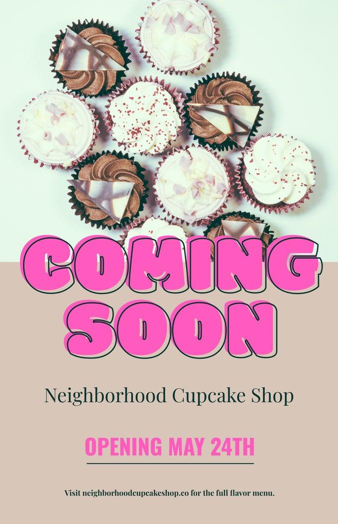 Coming Soon - Cupcake Shop