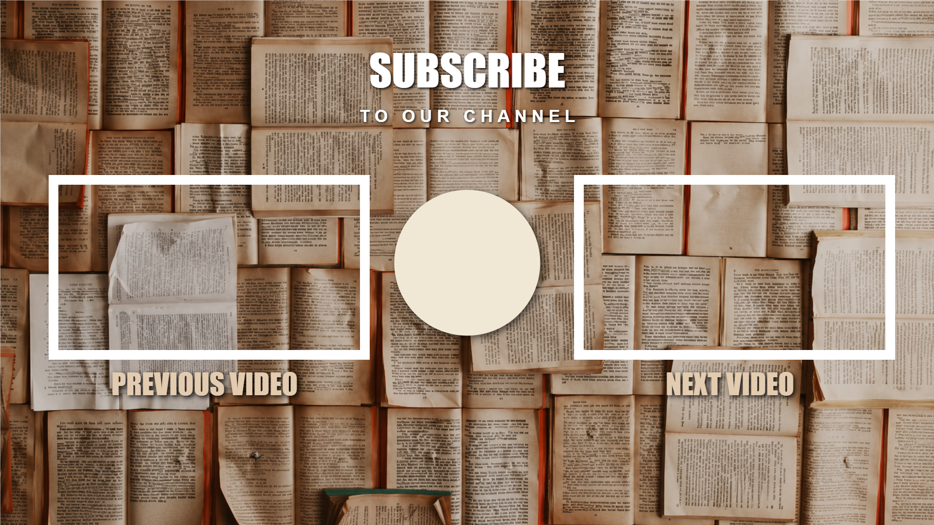 Books Aesthetic Outro