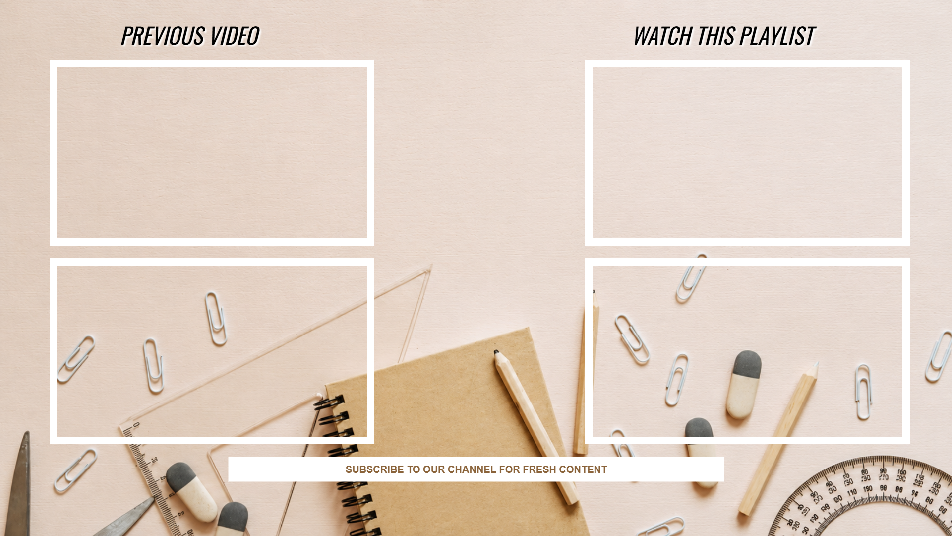 Study Desk Outro