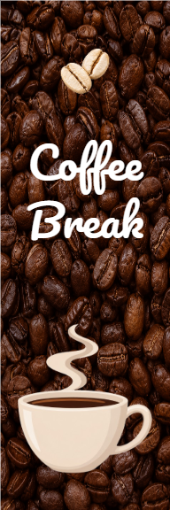 Coffee Break Bookmark — Bookmarks template